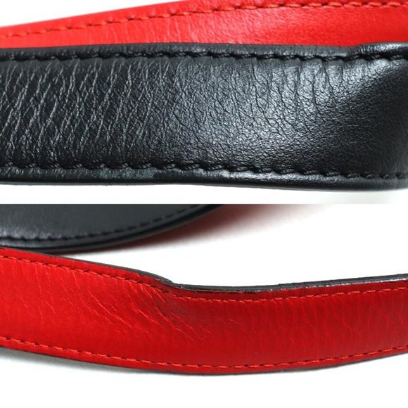 Christian Louboutin Cabado Backpack/Daypack Black Red 3175114 Unisex